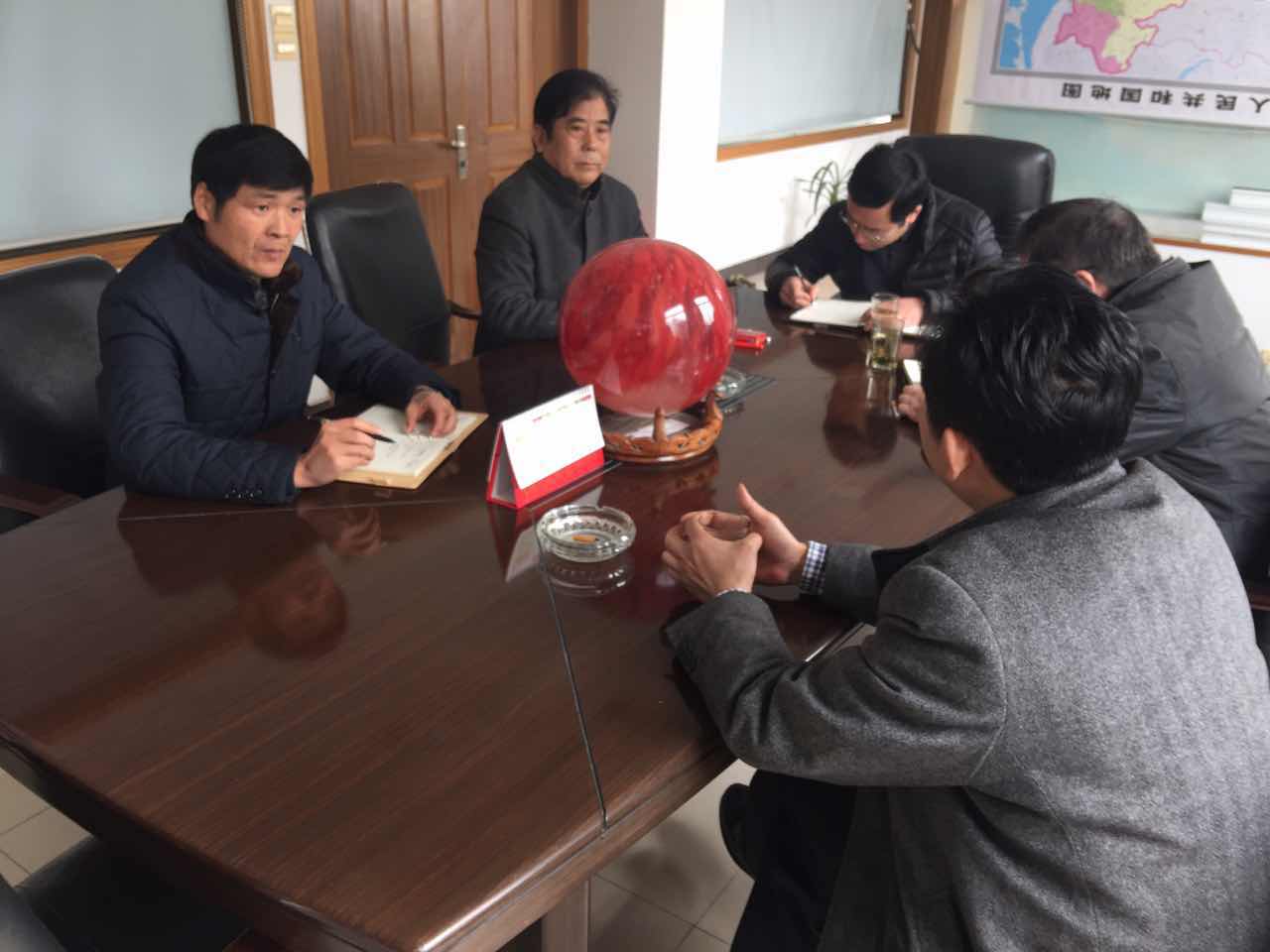 洛陽鎮(zhèn)黨委***，副鎮(zhèn)長走訪調(diào)研我公司